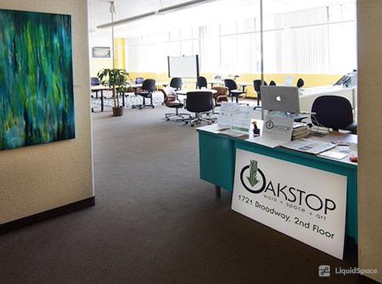 Working at Oakstop at Oakland