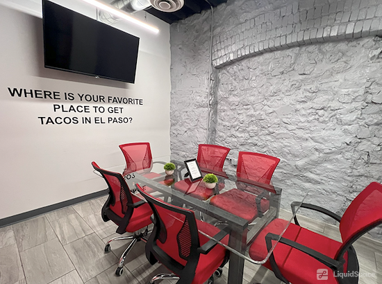 Working at Downtown Spaces at El Paso