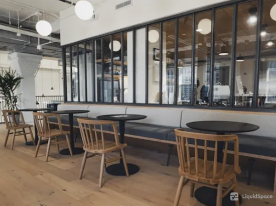 Working at Common Desk - 6th & Congress at Austin