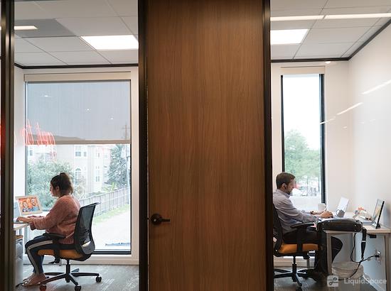 Working at Local Office at Houston