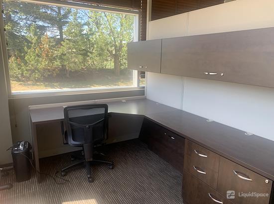 Working at Zeina's Office Space at Calgary