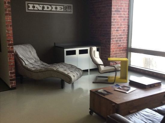 Working at Indie Desk at Los Angeles