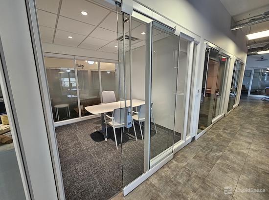 Working at Launch Coworking Space - Exchange at Winnipeg