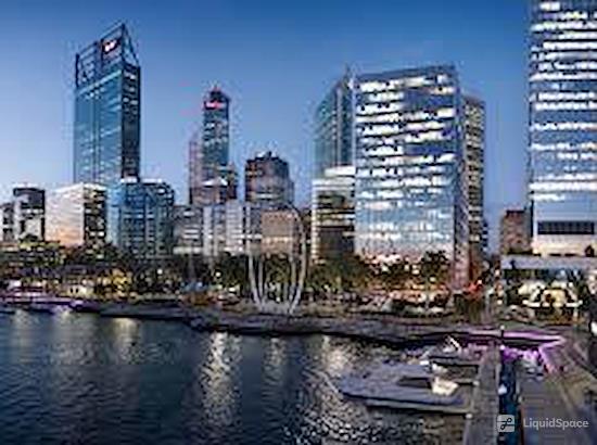 Working at Hub Elizabeth Quay at Perth