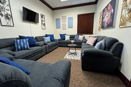 Remote Workspace and Reading Lounge - Cozy Gathering Space Suite #5