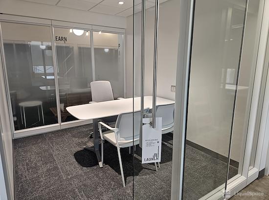 Working at Launch Coworking Space - Exchange at Winnipeg