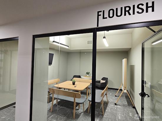 Working at Launch Coworking Space - Downtown at Winnipeg