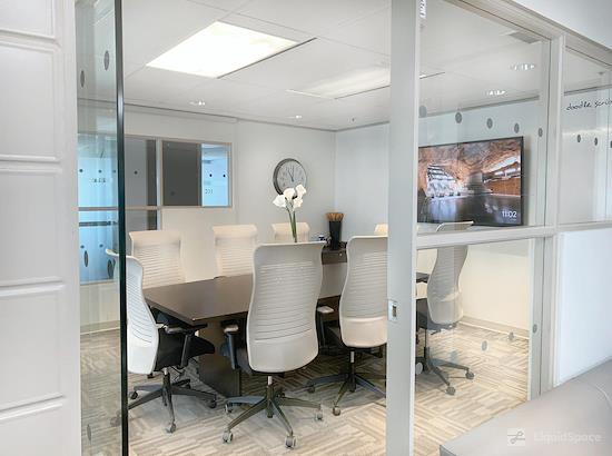 Working at Waterfront Business Centre at North Vancouver