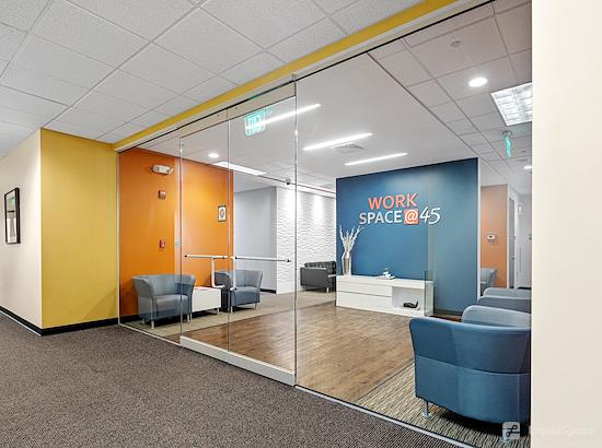 Working at Workspace@45 at Canton