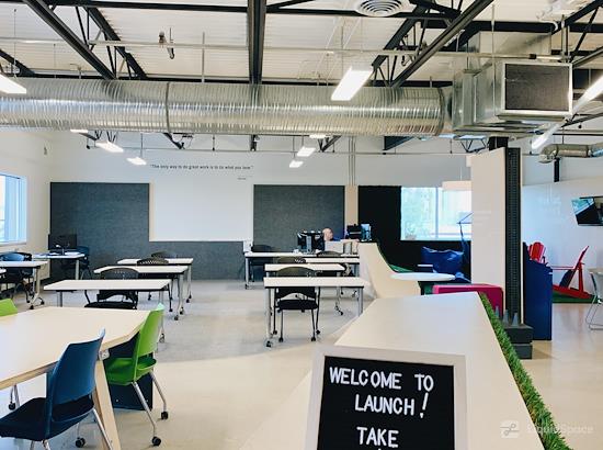 Working at Launch Coworking Space - Southside at Winnipeg