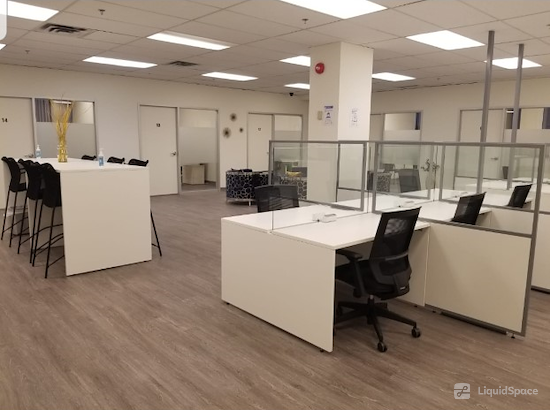 Working at BriteSpace Offices at Mississauga