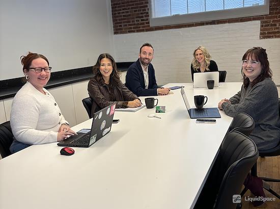 Working at Harrisonburg Innovation Hub at Harrisonburg