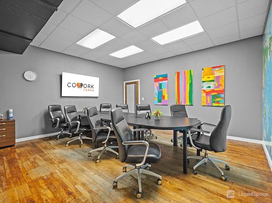 Working at CoWorkTampa at Tampa