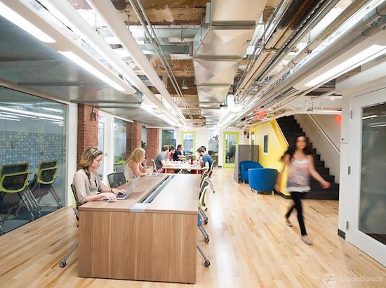 Working at Workbar Back Bay at Boston
