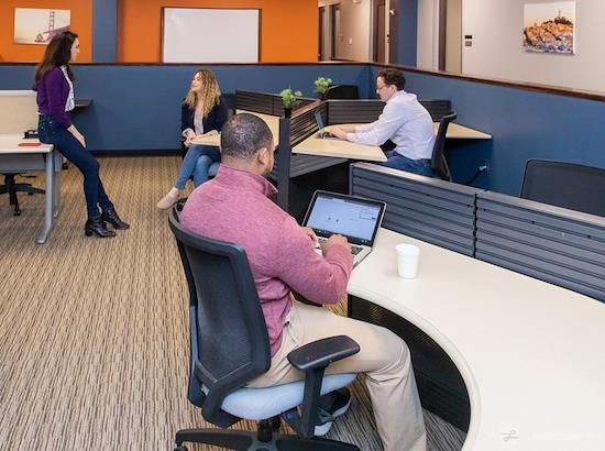 Working at Workspace@45 at Canton