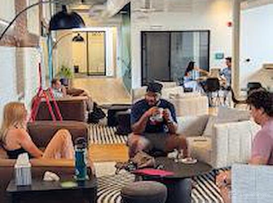 Working at Harrisonburg Innovation Hub at Harrisonburg