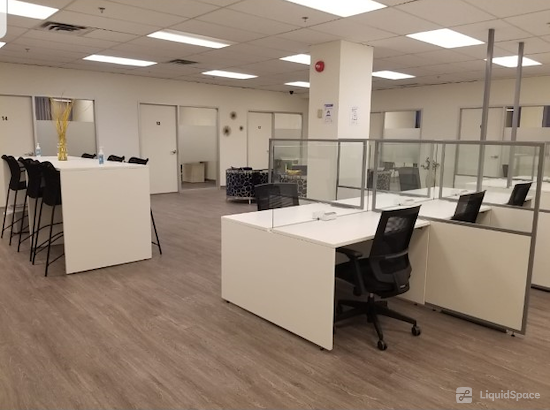 Working at BriteSpace Offices at Mississauga
