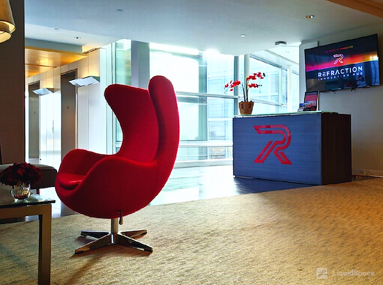 Working at Refraction Innovation Hub at Tysons