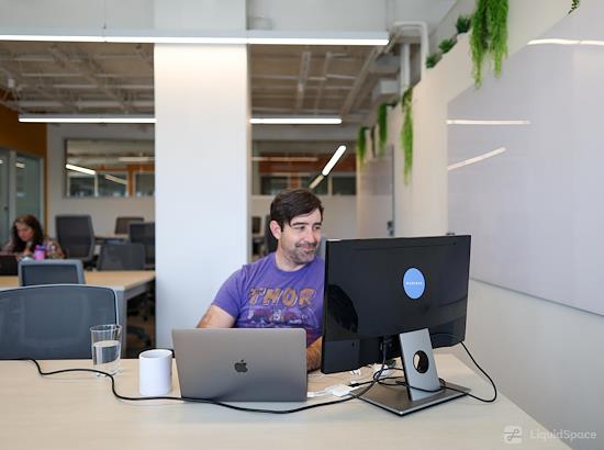Working at Workbar Burlington at Burlington