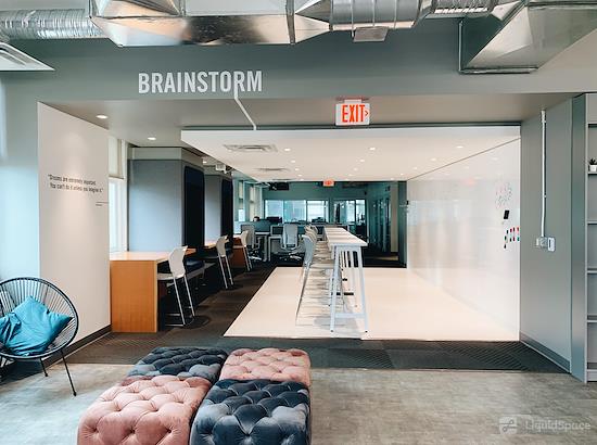 Working at Launch Coworking Space - Exchange at Winnipeg